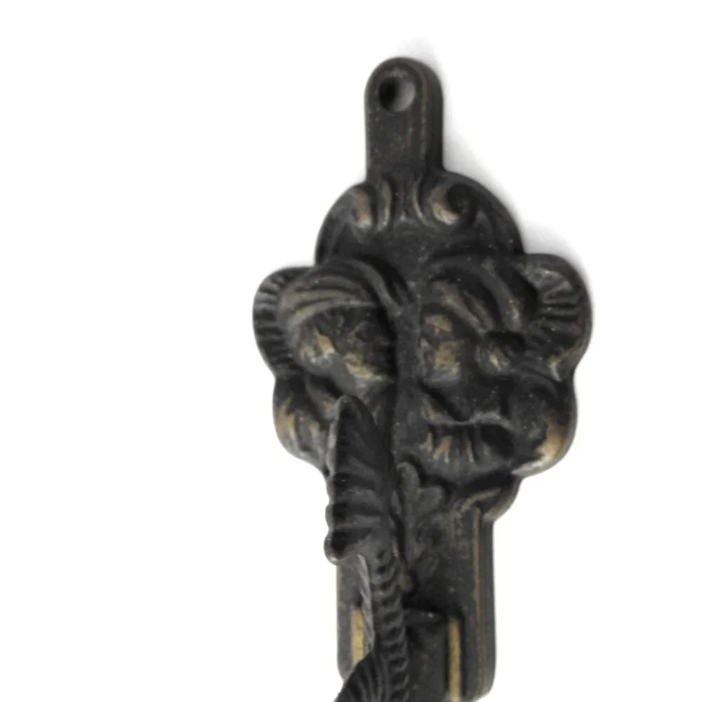 Vintage Bronze Dragon or Serpent Hook Made in Holland Man Woman